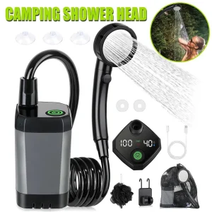 Portable Camping Shower 6000mAh 4 Modes