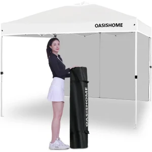 10x10 Pop-Up Canopy Tent with Sidewall