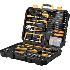 DEKOPRO 198-Piece Home Repair Tool Kit