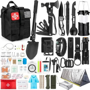 250pcs Survival Kit First Aid Tent